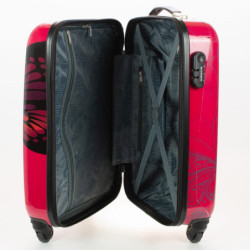 Walizka Madisson Pink Butterfly Motyl Duża | topwalizki.pl