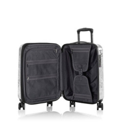 Walizka Heys Journey 3G Mapa Świata B&W Mała | topwalizki.pl