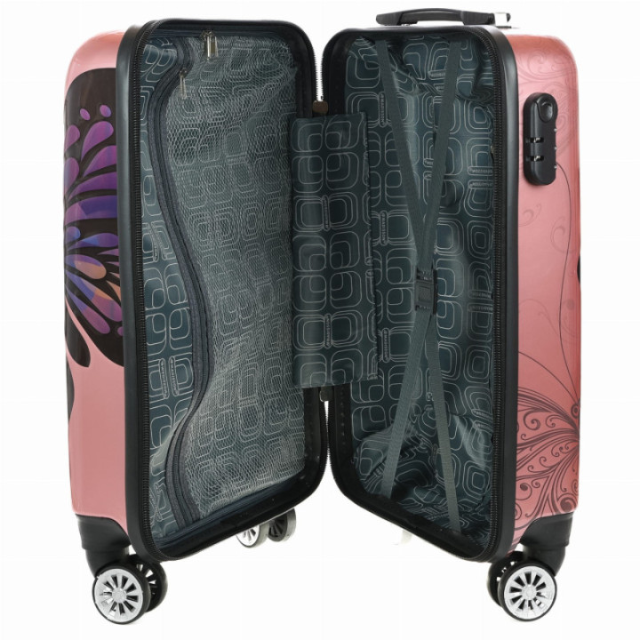 Walizka Madisson Motyl Rose Butterfly Mała | luxwalizki.pl