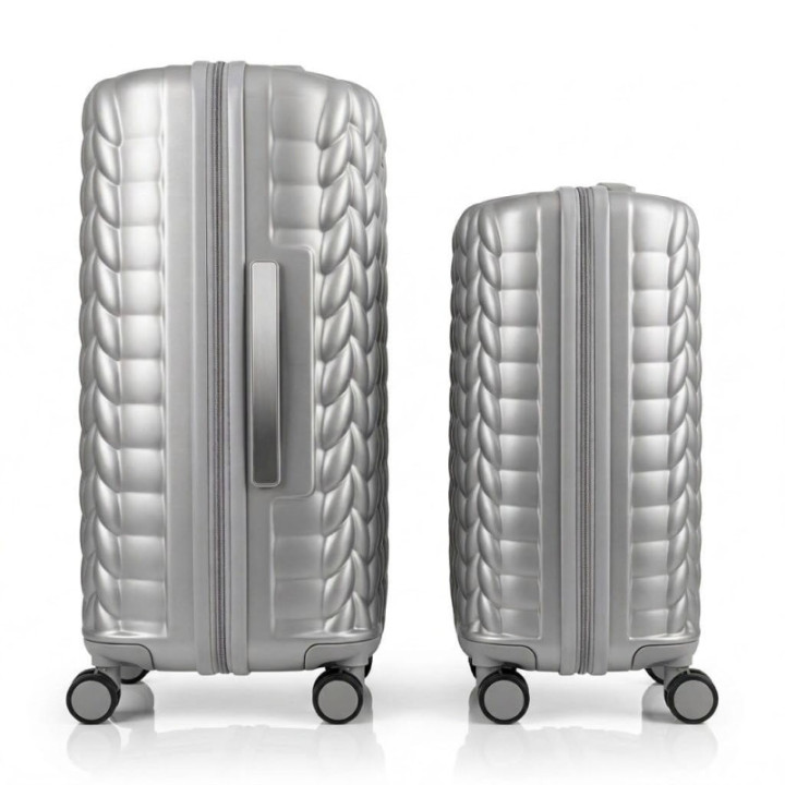 Zestaw Benetton Walizka Średnia + Mała Grey | luxwalizki.pl