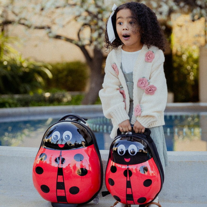 Zestaw Heys Walizka + Plecak Dinozaur 2w1 | luxwalizki.pl