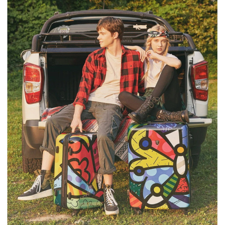 Zestaw Heys Walizka + Plecak Kaczka 2w1 | luxwalizki.pl