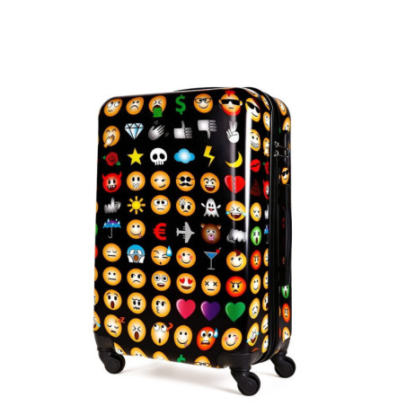 Walizka Bagia Emotka Średnia | topwalizki.pl