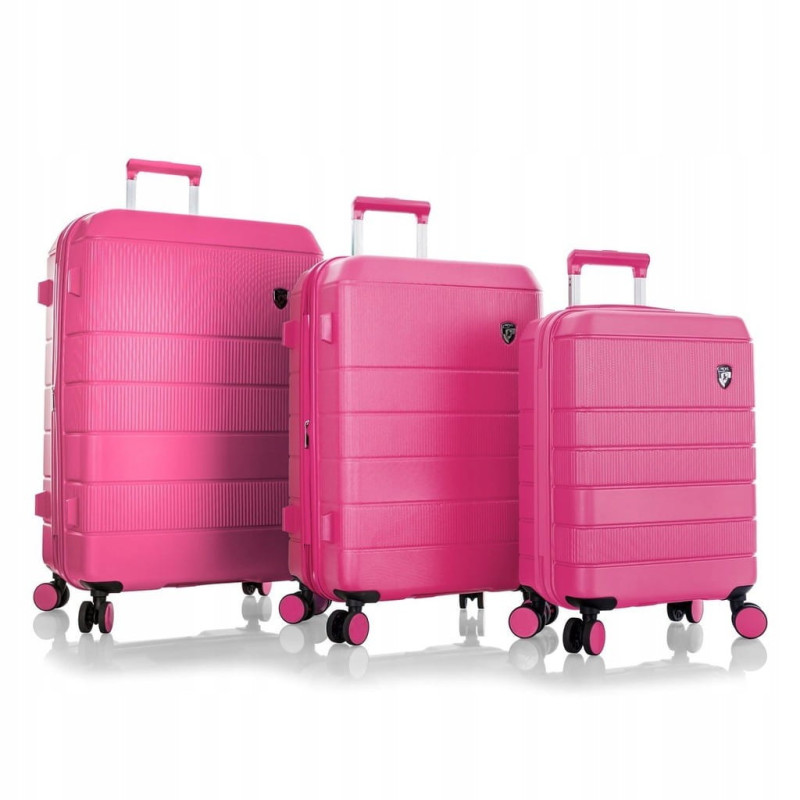 Zestaw walizek Heys Neo Pink 3w1 | luxwalizki.pl
