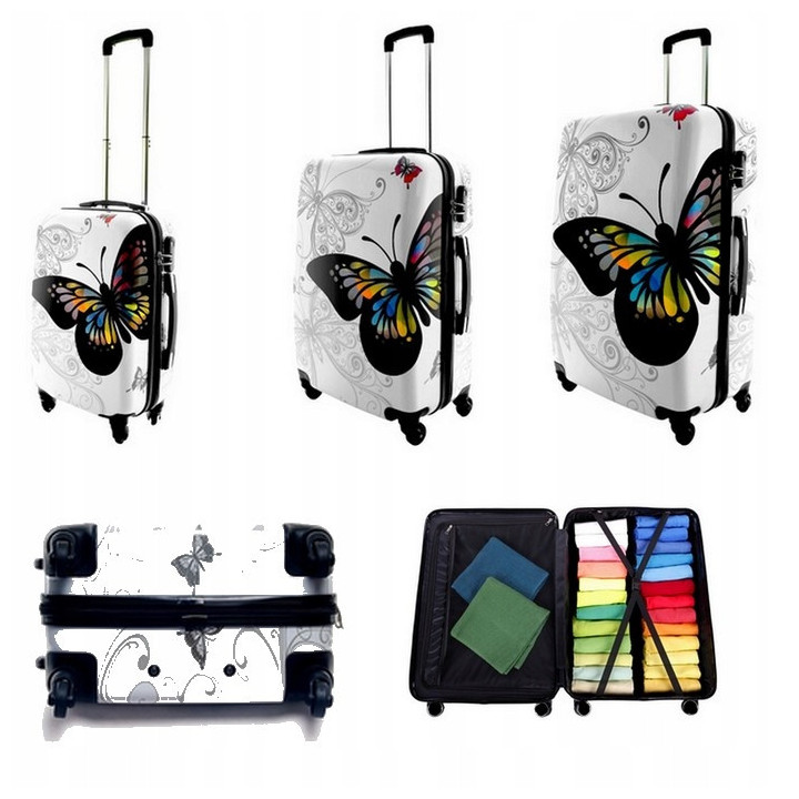 Zestaw walizek Bagia Motyl