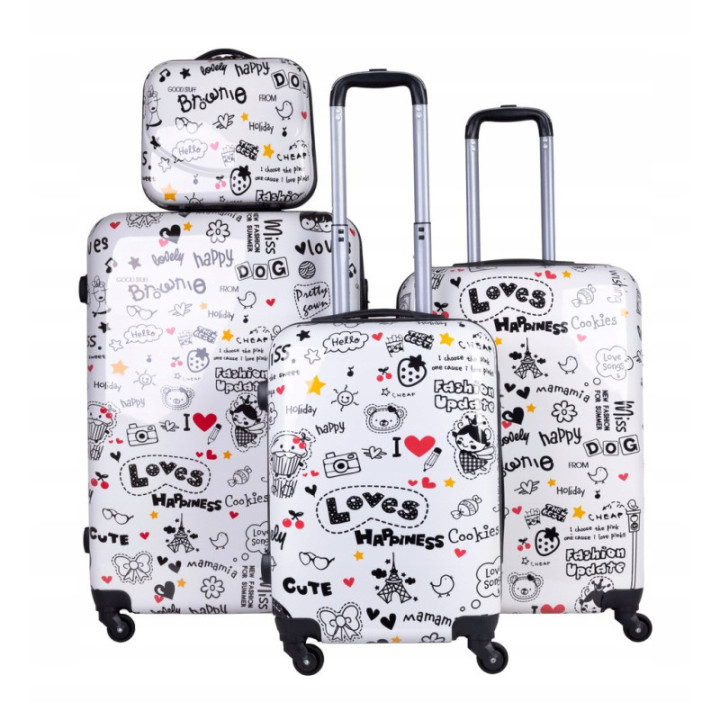 Zestaw walizek Bagia BL 4w1