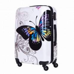 Zestaw walizek Bagia Motyl | luxwalizki.pl