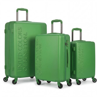 Zestaw walizek Benetton Green