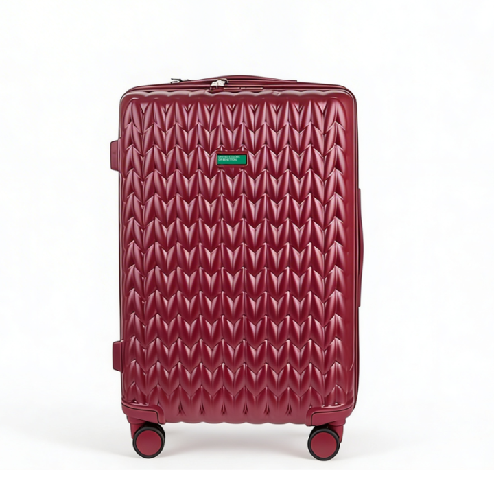 Walizka Benetton Knit Red Średnia | luxwalizki.pl